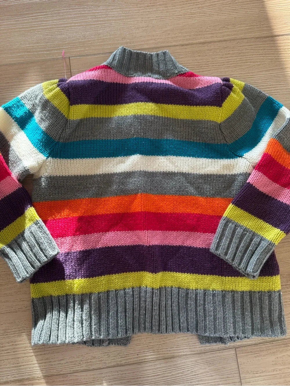 wonderkids Y2K striped cardigan